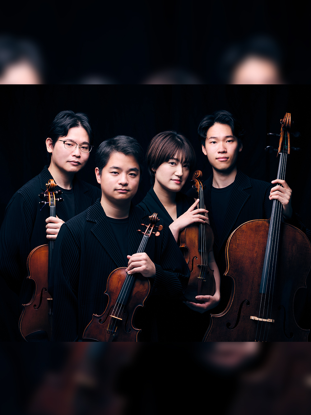 吉江美桜〈ヴァイオリン〉／東條大河〈ヴァイオリン〉／山本周〈ヴィオラ〉／矢部優典〈チェロ〉