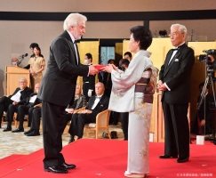 クリスチャン・ツィメルマン　 第33回「高松宮殿下記念世界文化賞」授賞式典が行われました